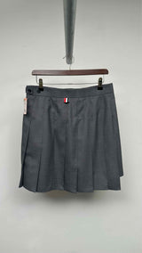 Thom Browne Dropped-back Pleated Skirt