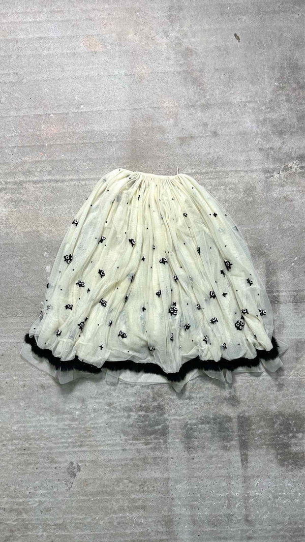 Marni Mesh Embroidered Long Skirt