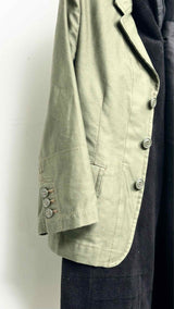 Comme Des Garcons Fleece-hybrid Hooded Over Coat