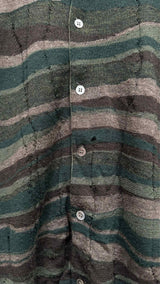 Junya Watanabe Distressed Stripe Cardigan