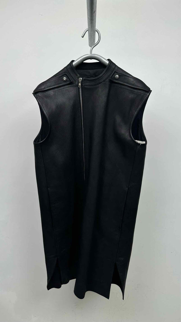 Rick Owens Long Leather Vest