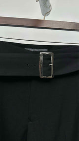 Yohji Yamamoto + Noir Belted Cropped Wide Pants