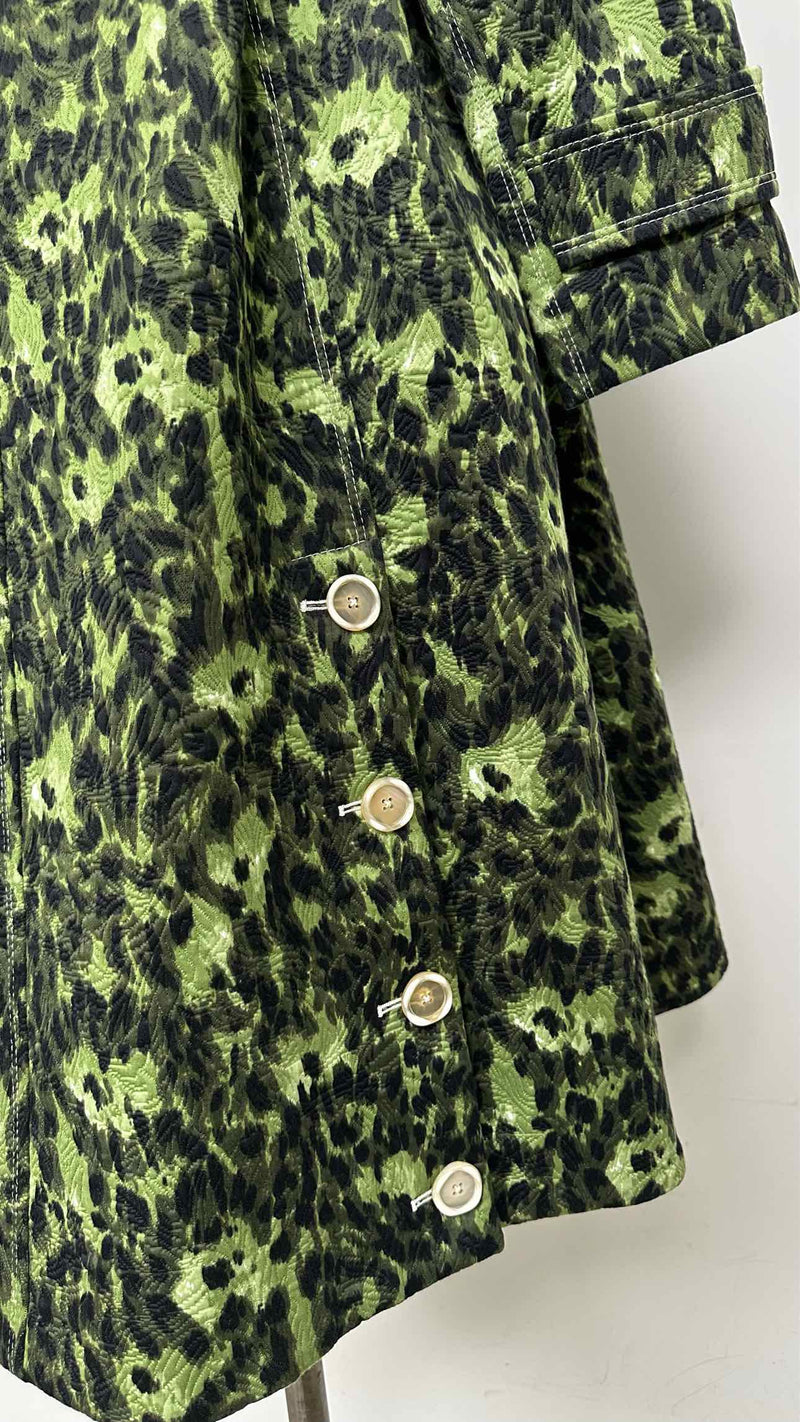 Marni Floral-jacquared Trench Coat