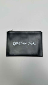 Dior Logo Leather Cluth Bag