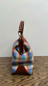 Vivienne Westwood Abbey Plaid Frame Bag