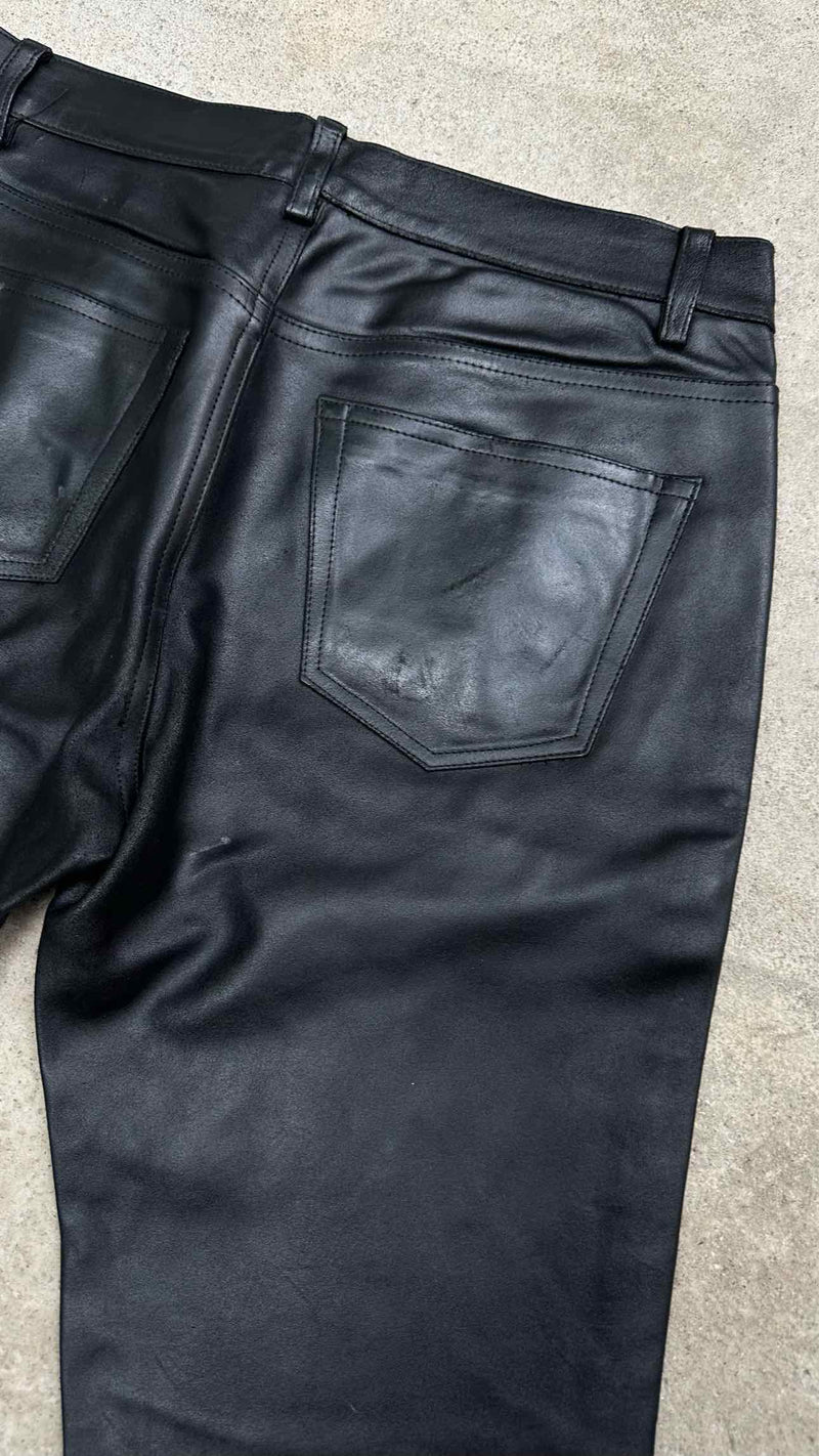 Helmut Lang Archive Side-line Leather Pants