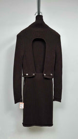 Bottega Veneta Cut-out Detailed Detachable Rib-knit Dress