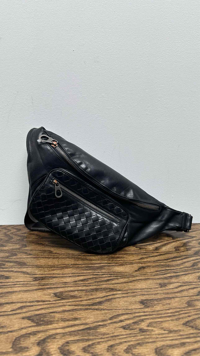 Bottega Veneta Intecciato Leather Waist Bag