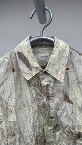 Lemaire S/S Floral Wrinkle Shirt