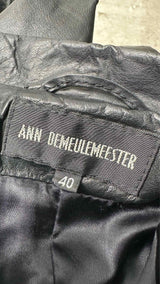 Ann Demeulemeester Leather Coat