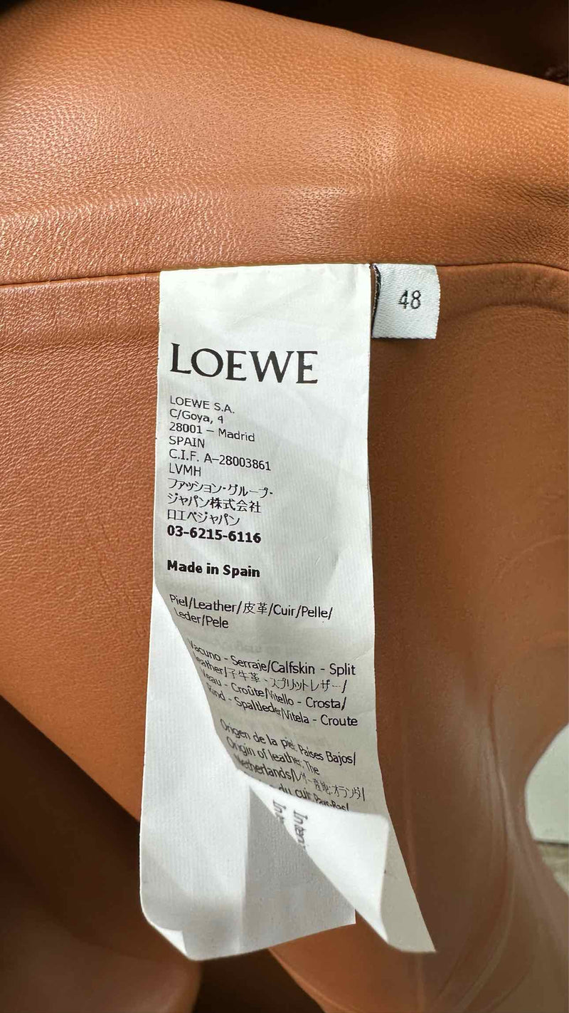 LOEWE Puzzle-Shaped Suede Jacket