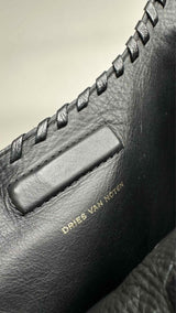 Dries Van Noten Merch Crinkle Leather Bag