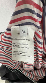 Thom Browne Dropped-Back Pleated Long Skirt