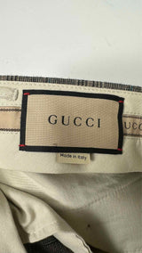 Gucci Plaid Wool Pants