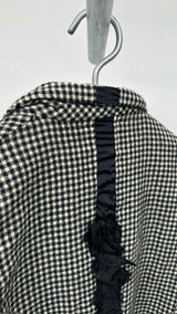 Comme Des Garcons Comme Des Garcons Frill-detailed Check Jacket
