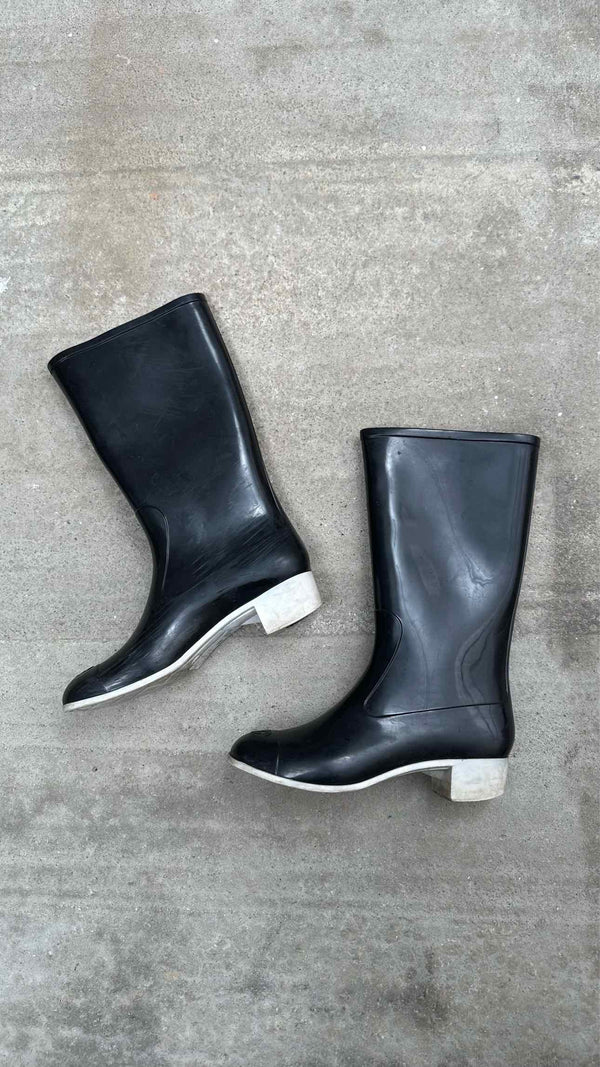 Chanel Rain Boots