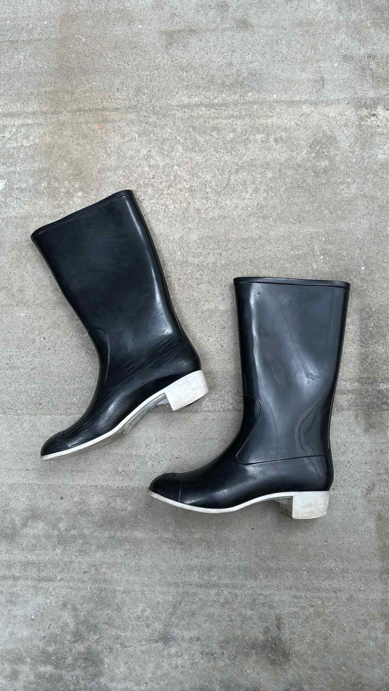 Chanel Rain Boots