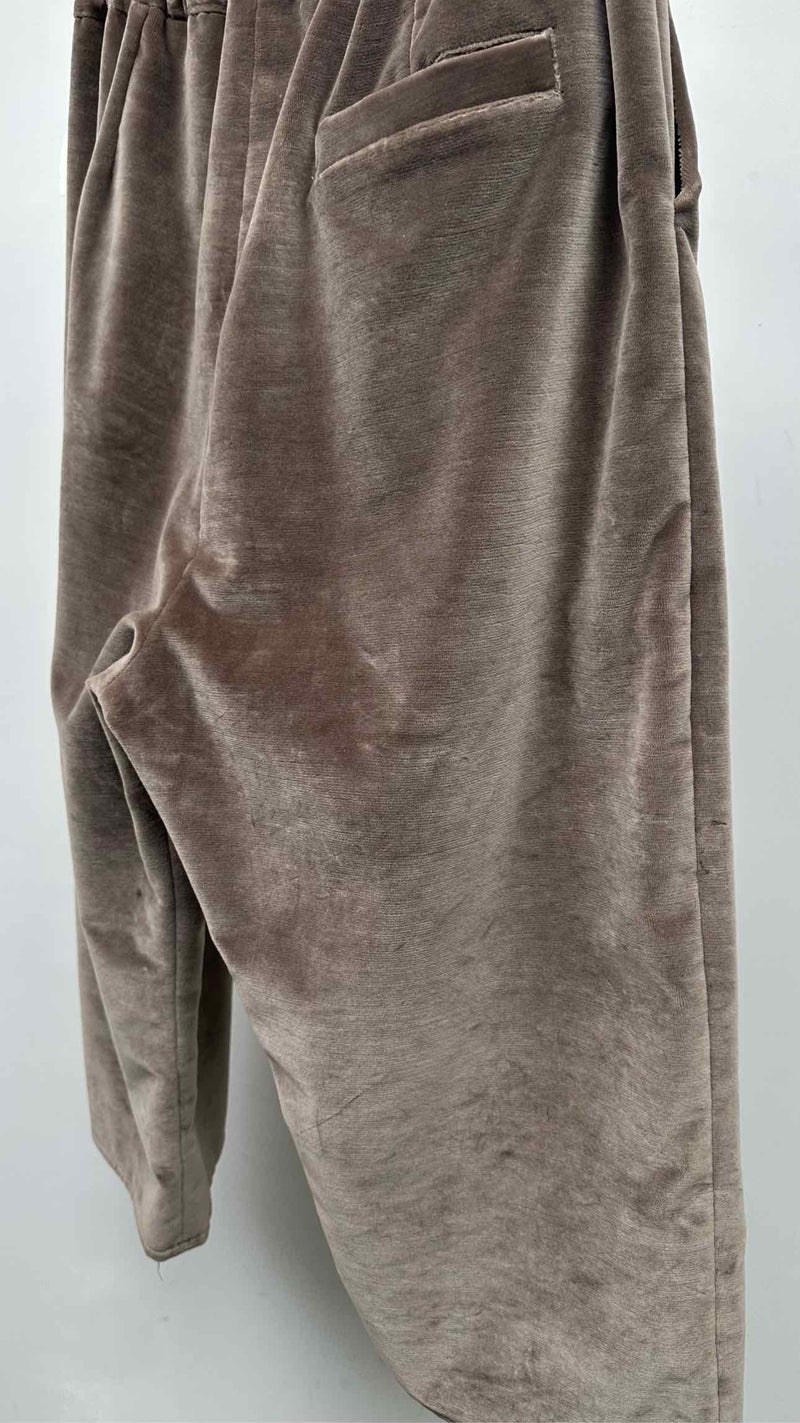 By Walid Silk Velvet Easy Pants