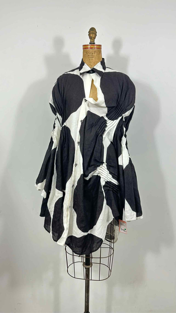 Junya Watanabe X Marimekko Long Sleeve Pleated Shirt Dress