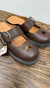 Acne Studios Mary Jane Star Cut-out  Mules