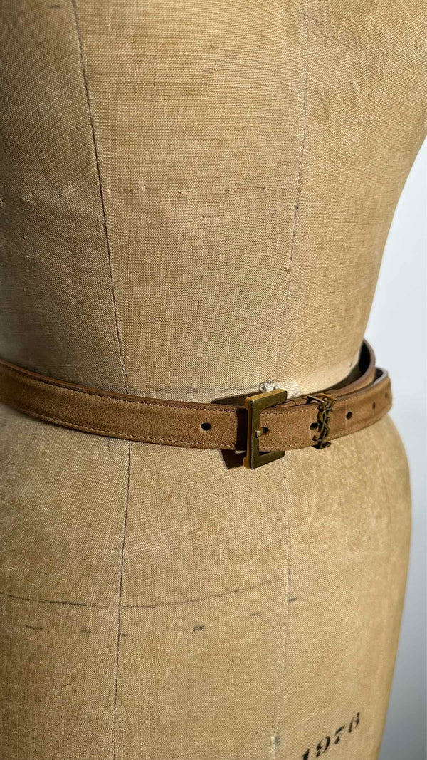 Saint Laurent Suede Belt