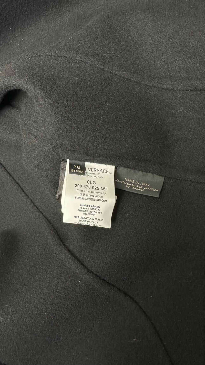 Versace Double-breasted Short Coat