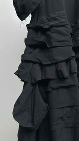 Comme Des Garcons S/S Cut-out Tiered Maxi Dress