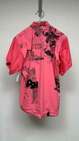 Comme Des Garcons Shirt S/S Graphic Cut-out Shirt
