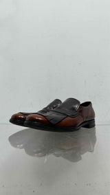PRADA Dual-tone Kiltie Loafers