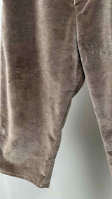 By Walid Silk Velvet Easy Pants