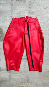 Comme Des Garçons Faux-Leather Docking Pants