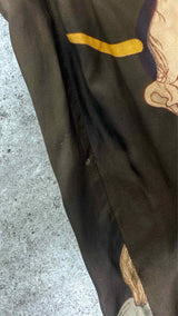 Uma Wang Japanese Mask Silk Shorts