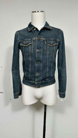 Saint Laurent Distressed Denim Jacket