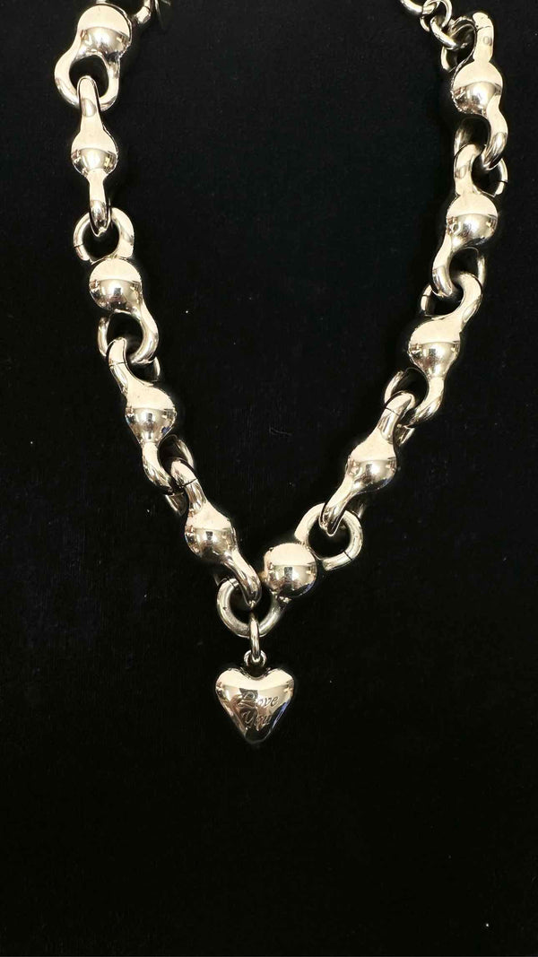 Acne Studios Heart Charm Necklace