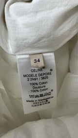 CELINE High-waist Pleats Long Skirt