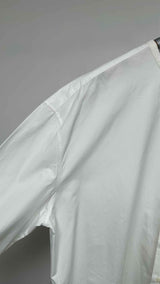 Hermes Collar-less Chemise Boxy Shirt