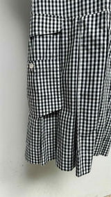 Simone Rocha S/S Pleated Bottom Gingham Shirt