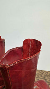 GUIDI Flat Zip Boots