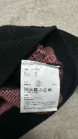 Tricot Comme Des Garçons Cable/Jacquard Docking Sweater