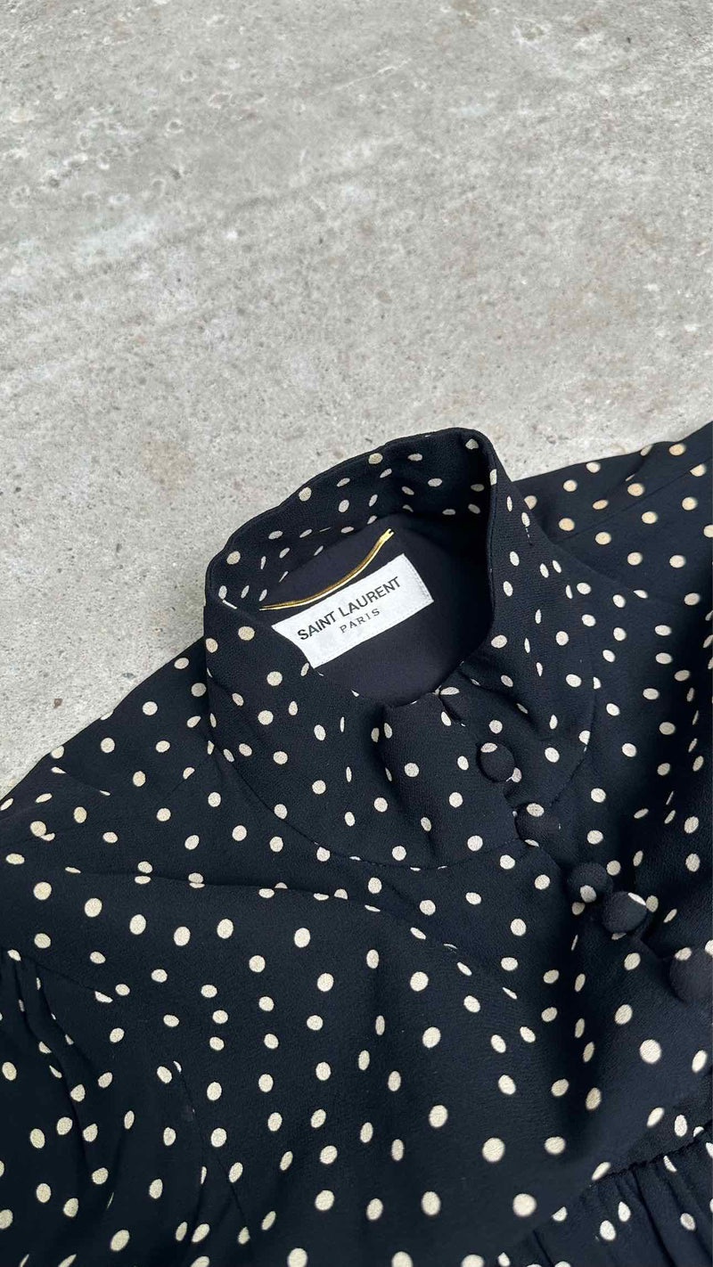 Saint Laurent Polka-dot Dress