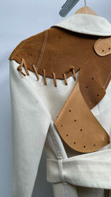 Comme Des Garcons Raw-Hem Cowboy Jacket