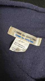 Comme Des Garcons Floral-detail V-neck Sweater