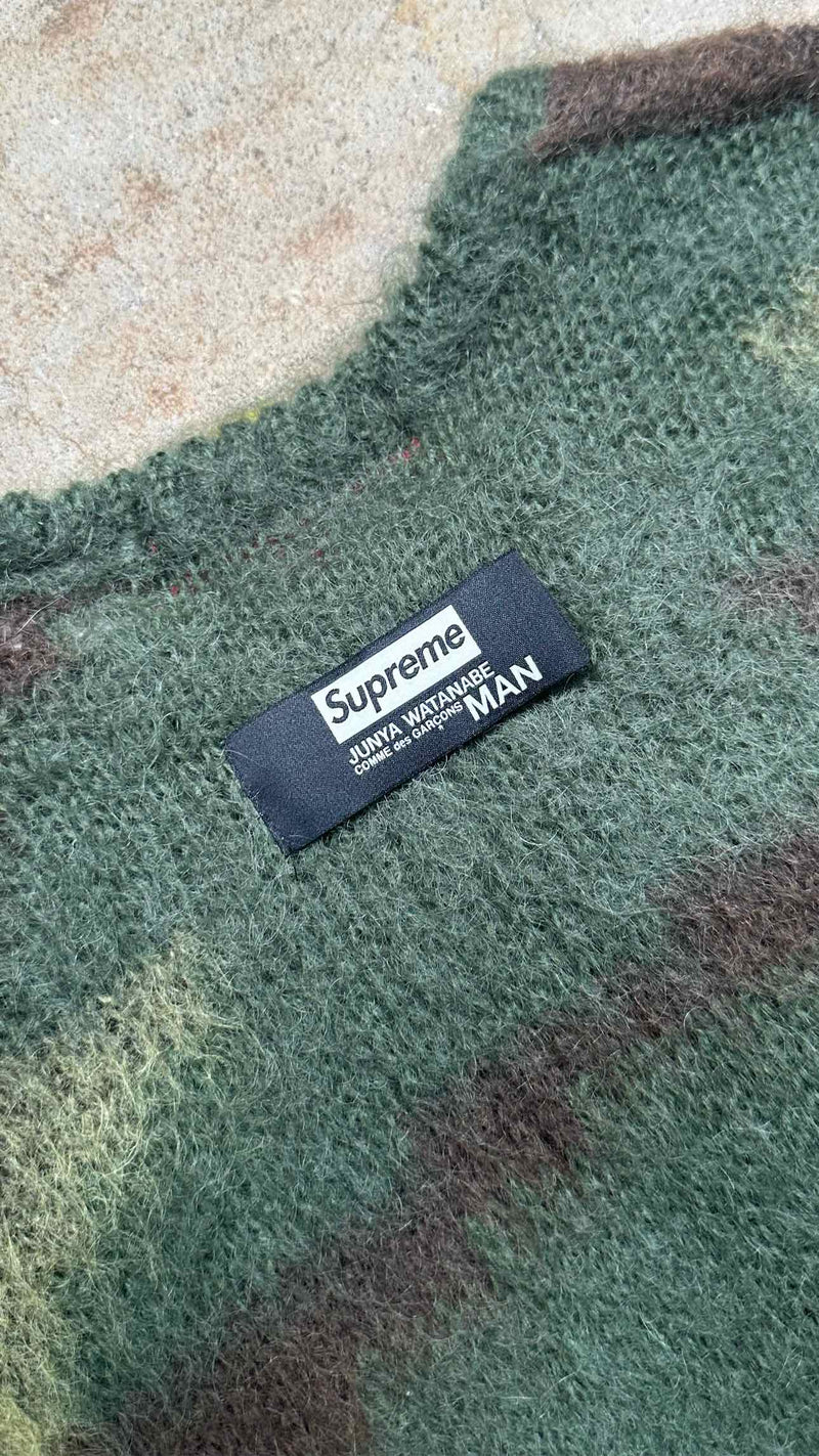 Supreme X Junya Watanabe Man Mohiar Camo Sweater