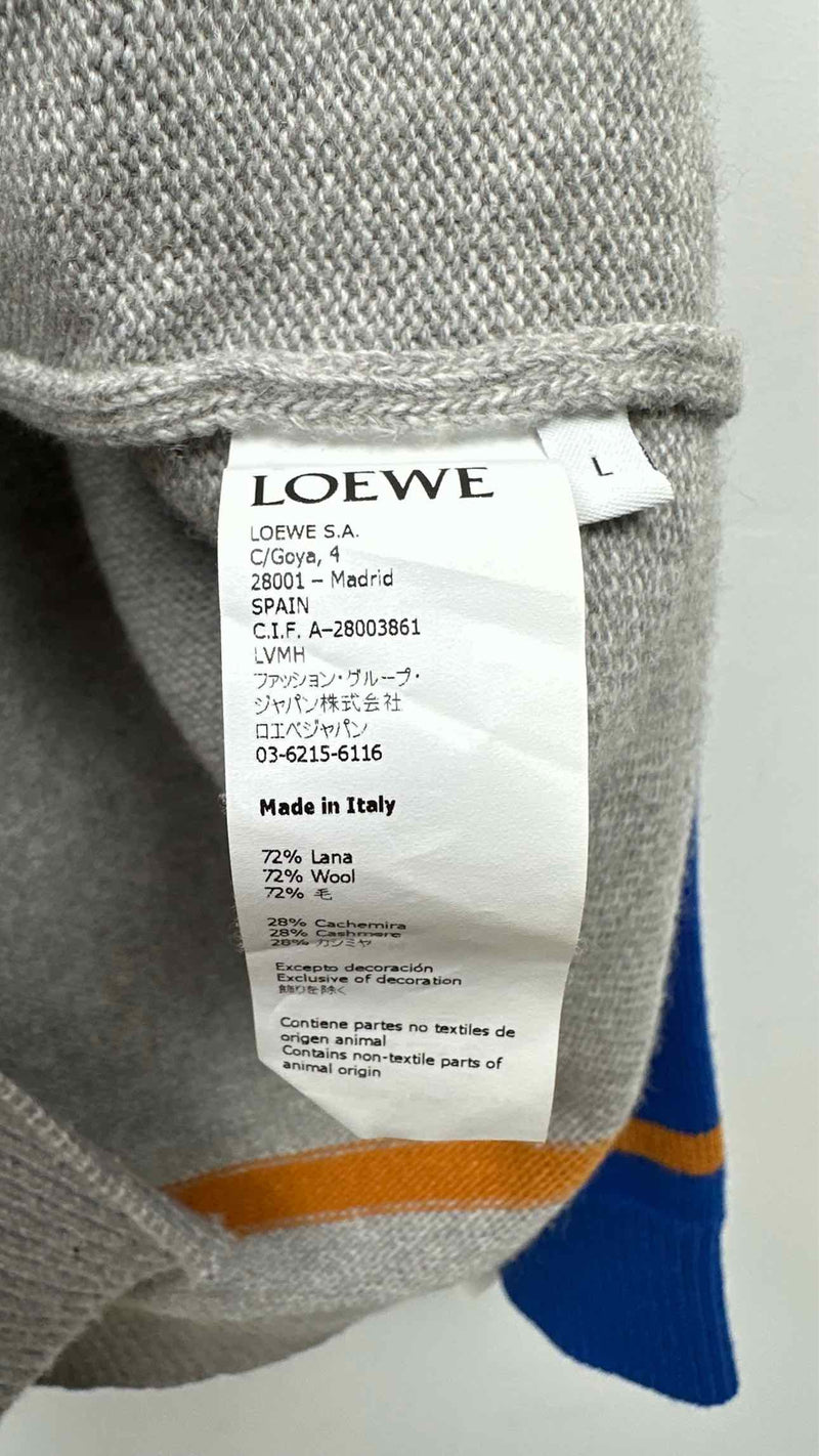 LOEWE Color-blocking Polo Sweater
