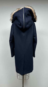 Calvin Klein 205W39NYC Fur-hooded Oversized Coat