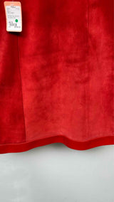 Gucci Buckled Suede-hybrid Skirt