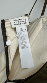 Margiela N/S Logo-print Military Deconstructed Midi Dress