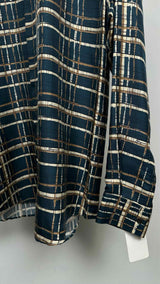 Salvatore Ferragamo Plaid Silk Shirt