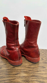 GUIDI Flat Zip Boots