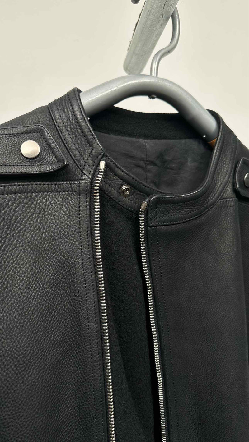 Rick Owens Long Leather Vest